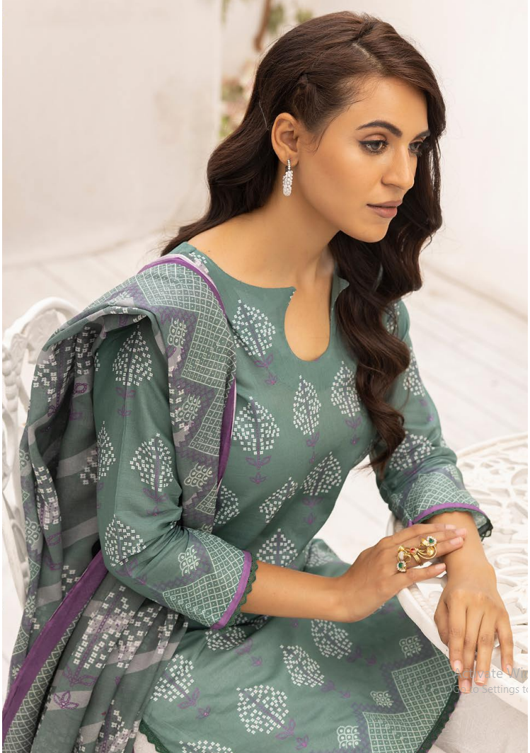 Zarkis Printed Lawn Suits Unstitched 3 Piece ZRA 15 - Summer Collection