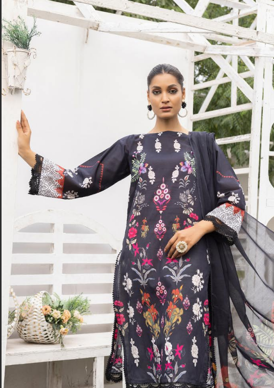 Zarkis Printed Lawn Suits Unstitched 3 Piece ZRA 16 - Summer Collection