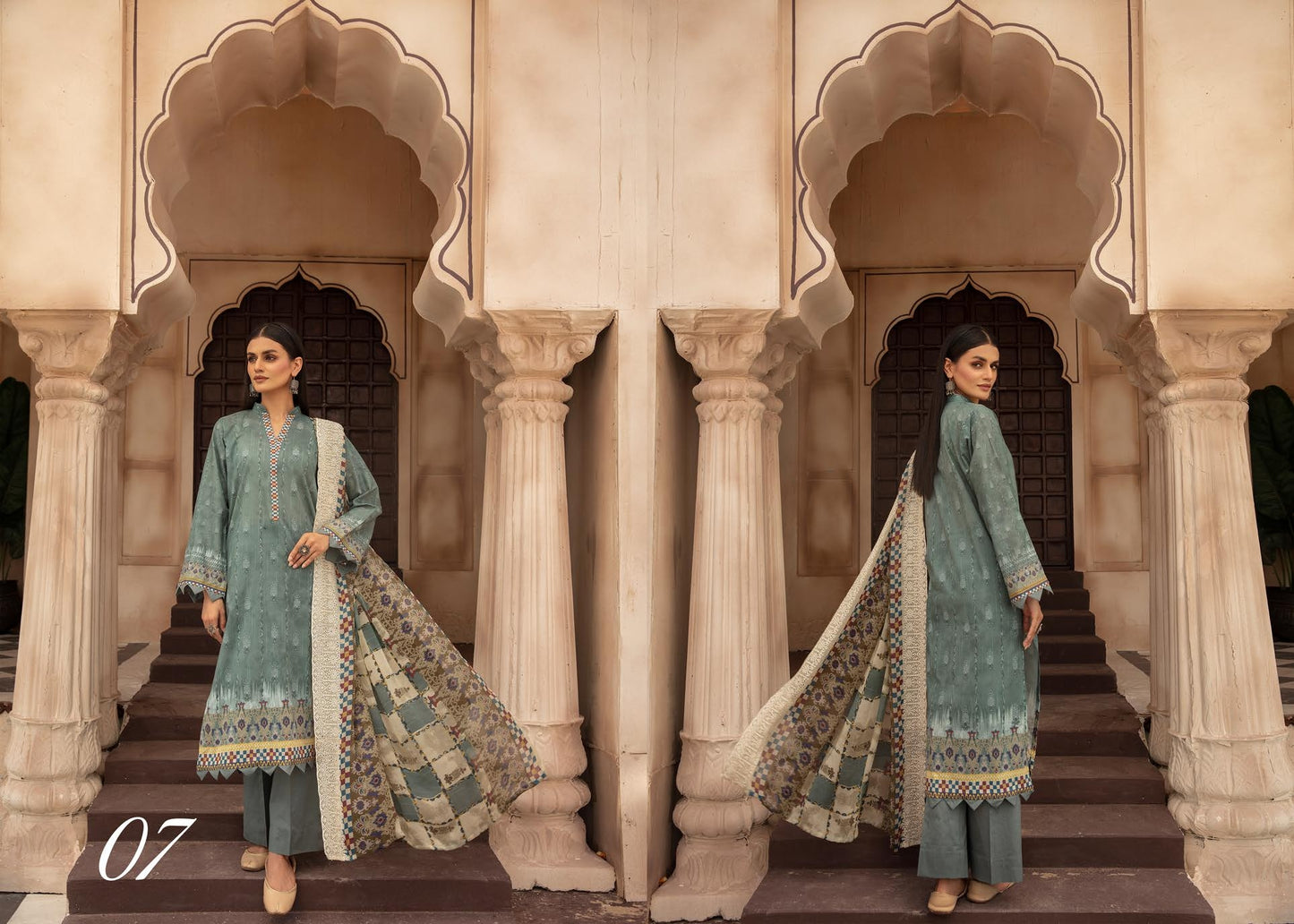 Zarkis Printed Lawn Suits Unstitched 3 Piece ZRA 6- Summer Collection