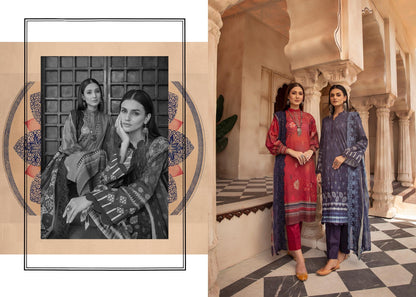 Zarkis Printed Lawn Suits Unstitched 3 Piece ZRA 2 - Summer Collection