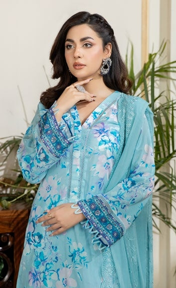 AF 58 Afreen Digital Premium Print Lawn Collection By Riaz Arts