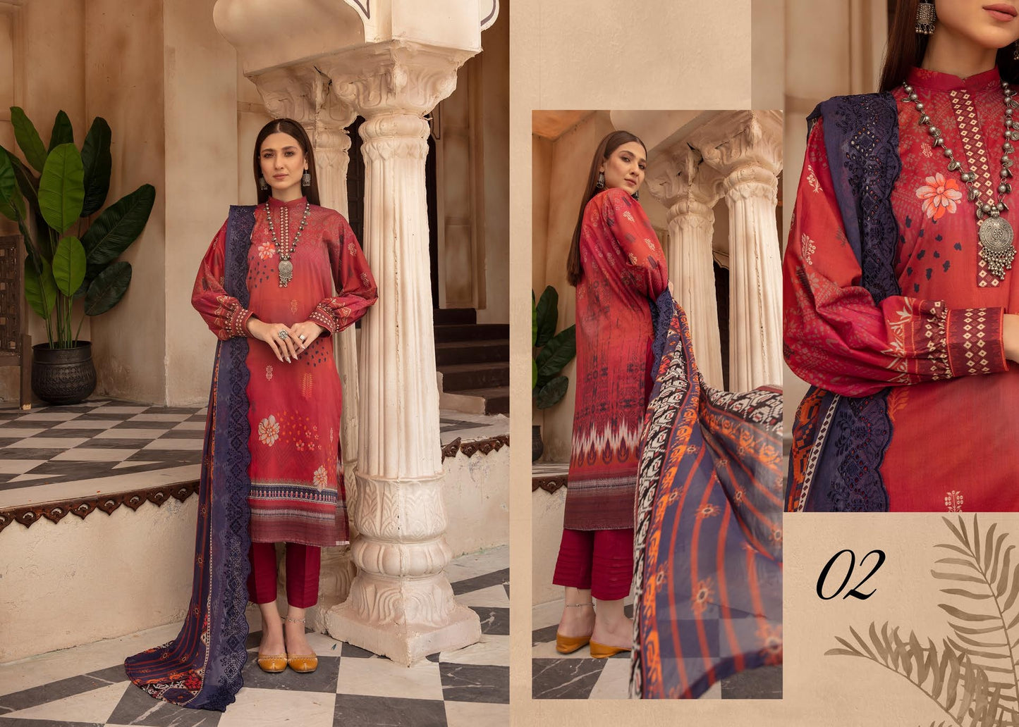 Zarkis Printed Lawn Suits Unstitched 3 Piece ZRA 2 - Summer Collection