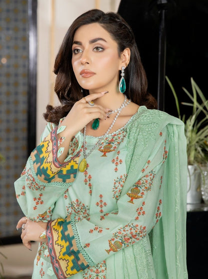 AF 62 Afreen Digital Premium Print Lawn Collection By Riaz Arts