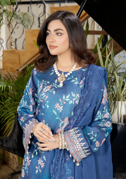 AF 53 Afreen Digital Premium Print Lawn Collection By Riaz Arts