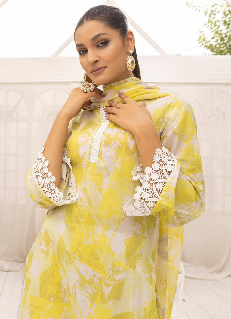 Zarkis Printed Lawn Suits Unstitched 3 Piece ZRA 11 - Summer Collection