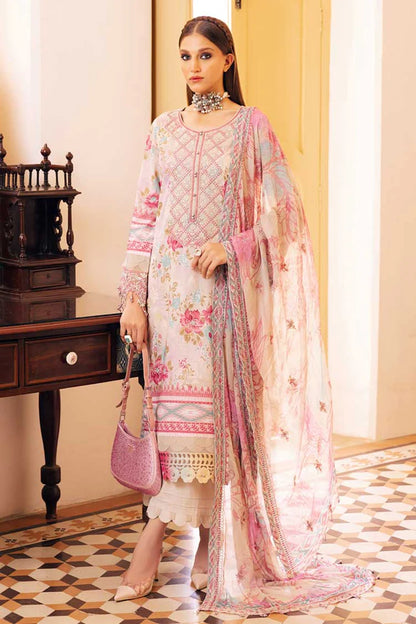 NSG 119 GARDENIA EMBROIDERED PRINTED LAWN COLLECTION VOL 4