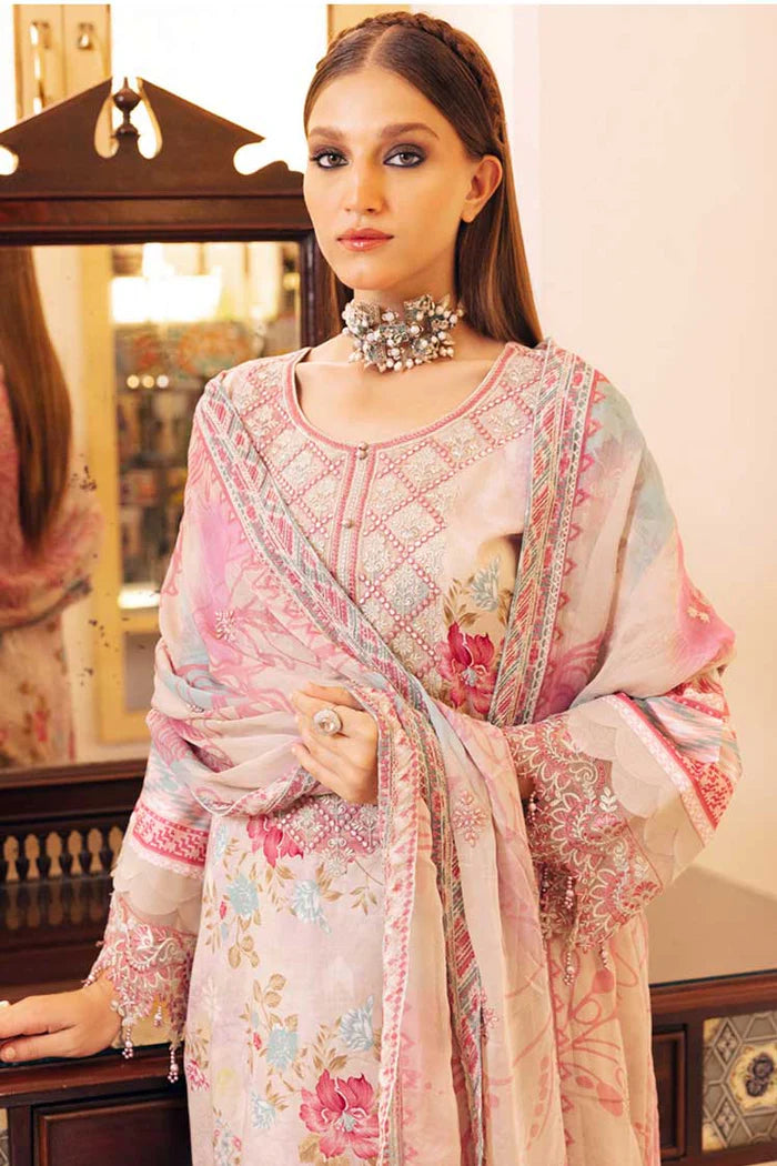 NSG 119 GARDENIA EMBROIDERED PRINTED LAWN COLLECTION VOL 4