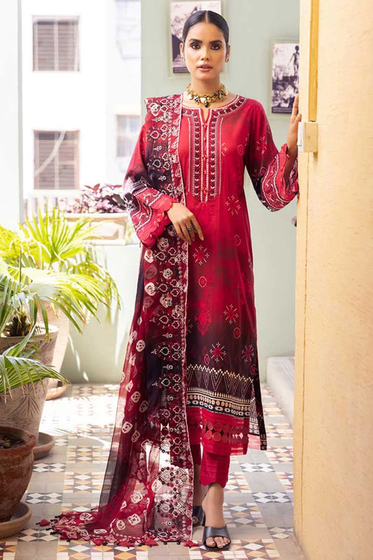 NSG 120 GARDENIA EMBROIDERED PRINTED LAWN COLLECTION VOL 4