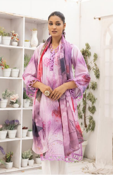 Zarkis Printed Lawn Suits Unstitched 3 Piece ZRA 14 - Summer Collection