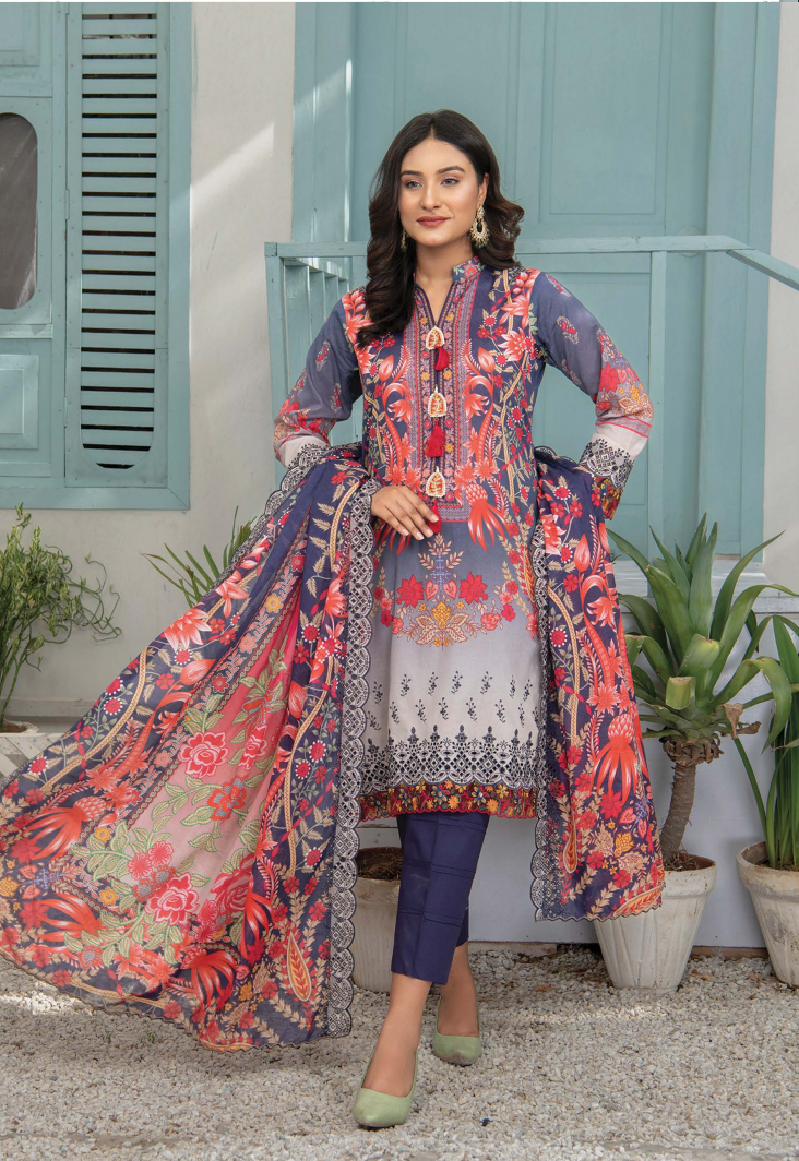 Mashaal By Riaz Arts Lawn`23 Vol-3 D#04