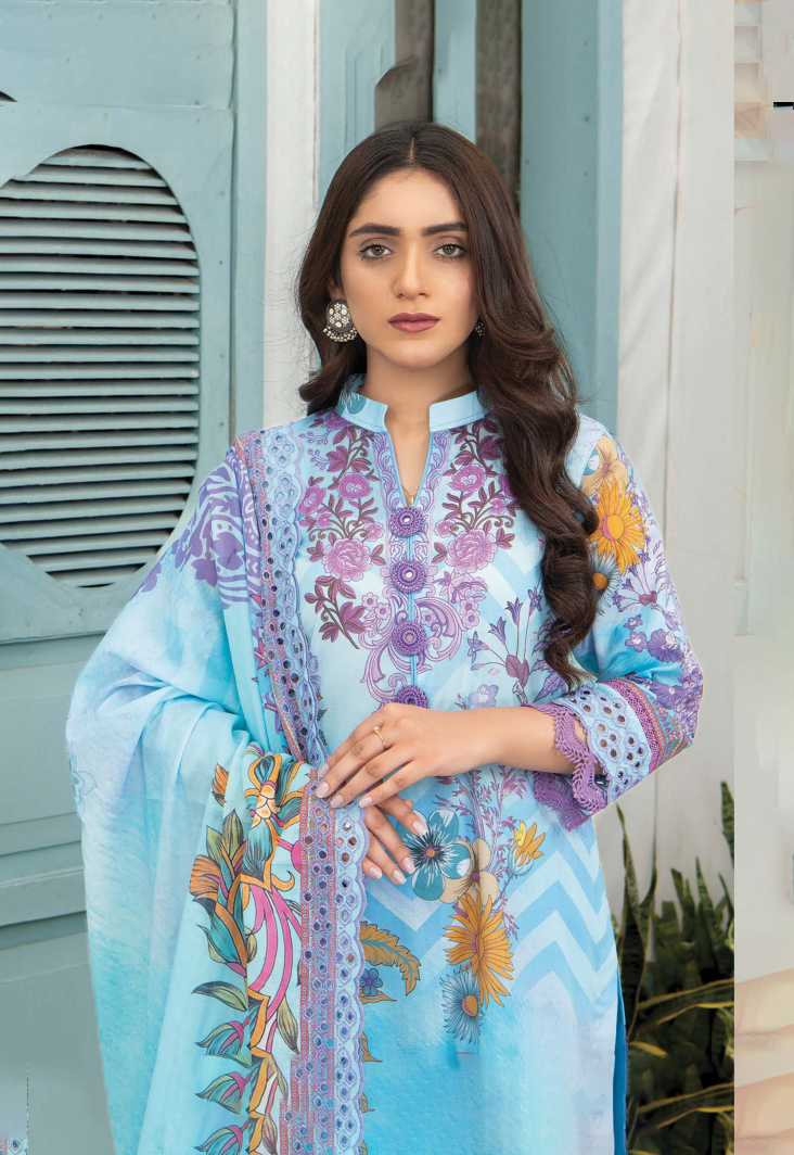 Mashaal By Riaz Arts Lawn`23 Vol-3 D#03